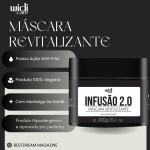 Kit Shampoo E Mascara Infusão 2.0 Widi Care Vegano Restaurador Capilar - Imagem 3