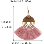Flairs New York Conjunto de brincos de pelo sintético com pompom e borla - Imagem 3