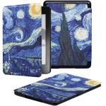 Capa Para Kindle 11ª Geração 2024 e 2022 (C2V2L3 e RS23CV) - Rígida - Sistema de Hibernação - Fechamento Magnético (Van Gogh) - Imagem 7