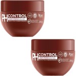 Kit 2 Mascara Ph Control Anti Porosidade Condicionante Capilar Vegano Apse 280g