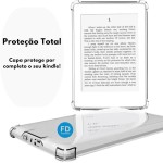Capa Para Kindle 11ª Geração 2024 e 2022 (RS23CV e C2V2L3) Transparente TPU + Película Antirreflexo - Fosca – FD Acessórios - Imagem 3