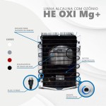 Purificador Água Top Life Alcalina Ionizada Ozonio Gelada He Oxi Preto 127V - Imagem 5