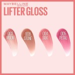 Maybelline NY Lip Lifter Gloss Brilho Labial com Ácido Hialurônico, Promove Lábios Volumosos, Hidratados e Cheios de Brilho, Aplicador XL para Make Glow, Cor Stone, 5.4ml - Imagem 9