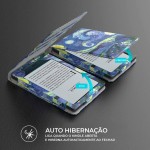 WB Capa Kindle Paperwhite 11ª Geração 2021 - Silicone Flexível e Sensor Magnético - Vertical Van Gogh (Não Compatível com Kindle 11ª Geração ou Kindle Paperwhite 10ª Geração) - Imagem 4