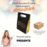 Conjunto Colar e Brinco Gota Pedras de Zircônias Semi Joias Banhado Ouro 18k - Imagem 6