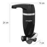 Filtro Purificador de Água Premium Acquabios para Parede, Preto, com Refil Extra - Imagem 4