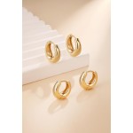 Brincos de pino plano para mulheres em aço inoxidável cirúrgico flatback conjunto de brincos hipoalergênicos cartilagem tragus piercing joias banhado a ouro - Imagem 5