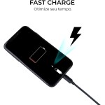 WB Carregador Kindle Duas Portas USB-C e USB-A 20W Compatível com Kindle, iPad, Tablet e Smartphone, Branco - Imagem 4