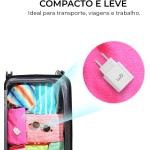 WB Carregador Kindle Duas Portas USB-C e USB-A 20W Compatível com Kindle, iPad, Tablet e Smartphone, Branco - Imagem 6