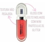 Kit com 6 Gloss Labial, Brilho Intenso, Cores Variadas - Imagem 5