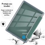 Capa Capinha Case para Kindle 11ª Geração 2024 e 2022 (C2V2L3 e RS23CV) de 6 Polegadas com Função Ativa e Desativa e Fundo em Acrílico (Azul Marinho) - Imagem 4