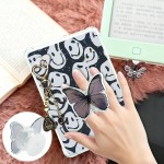 Lindo conjunto de cartões de inserção para Kindle, 6 designs temáticos de livros com berloques para Kindle e plugues de poeira USB-C, para 11ª/12ª geração, 17,3 x 12,2 cm (preto 2) - Imagem 5
