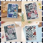 Lindo conjunto de cartões de inserção para Kindle, 6 designs temáticos de livros com berloques para Kindle e plugues de poeira USB-C, para 11ª/12ª geração, 17,3 x 12,2 cm (preto 2) - Imagem 7