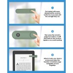 Virador de página remoto para acessórios de leitura Kindle, clique para iPad, iPhone, tablets Android, e-book, leitura, barulhos de leitura, obturador remoto para câmera, controle de selfie - Imagem 5