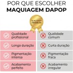 Gloss Labial DAPOP Honey Kiss - Hidratante com Extrato de Mel e Pantenol - Brilho Espelhado, Não Pegajoso, Lip Gloss Confortável - Imagem 4