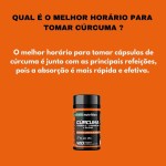 Curcuma em capsulas 500mg Kit 2 Potes curcuma Longa Natural 240 Cápsulas Açafrão Terra Puro Pura - Imagem 3