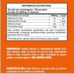 Curcuma em capsulas 500mg Kit 2 Potes curcuma Longa Natural 240 Cápsulas Açafrão Terra Puro Pura - Imagem 5