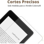 Capa Transparente TPU para Kindle Colorsoft + Película Protetora Fosca Tela 7 - Kindle Colorido/Colorsoft Signature - Imagem 8