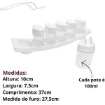 Porta Condimentos Com 7 Unidades Plasútil - Imagem 2