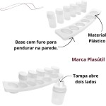 Porta Condimentos Com 7 Unidades Plasútil - Imagem 3