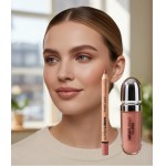 Kit 2 em 1 Gloss + Lápis Labial Combinação Perfeita Para Quem Deseja Lábios Impecáveis. (KIT COR 01 ROSE) - Imagem 4