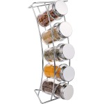 Euro Home - Porta Condimentos de Vidro Redondo Transparente com Suporte 5 peças - VDR0412 - Imagem 4