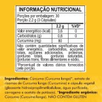 Kampo de Ervas, Curcumina e Cúrcuma Pura Orgânica 90cps de 600mg Kampo Ervas - Imagem 5
