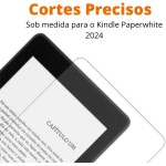 Capa Transparente para Kindle Paperwhite 12/2024 + Película Protetora SA568B/SA569P Signature Tela 7 - Imagem 7