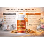 Cúrcuma Longa com Colágeno Tipo II – Curcumina, MSM, Vitaminas D3 e K2, Zinco e Magnésio – 60 Cápsulas – Auxilia na Função Muscular - Imagem 5