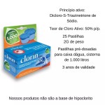 Clorin Cartucho Com 25 Pastilhas Purificador de Agua 1000 - Imagem 7