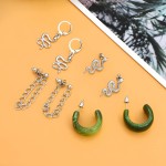 NEWITIN 7 peças - 100 peças de anéis fofos para meninas, anéis de cristal para meninas, anéis ajustáveis, joias infantis, presente para meninas e crianças - Imagem 4
