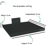 Suporte De Parede Para Bebedouro Purificador De Água Preto - Imagem 8