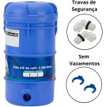 Refil Purificador Alcalino Bacteriológico Top Life Filtro para Purificador Água Alcalina Saúde Instalação Fácil Alta Durabilidade Compatível - Imagem 4