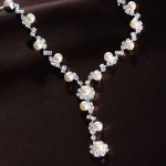Kit Colar E Brinco Conjunto De Strass E Pérolas Luxuosas Moda Feminina Para Aniversário Casamento Festa Presente - Imagem 5