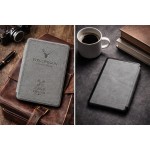 Capa para Kindle 11ª Geração (2022/2024) C2V2L3 e RS23CV) – (OBS : NÃO É COMPATÍVEL COM O KINDLE PAPERWHITE) Estilo Vintage Elegante, Proteção Completa com Fecho Magnético Cinza - Imagem 3
