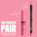 (Vanilla Cream Pie) - NYX PROFESSIONAL MAKEUP Butter Gloss, Vanilla Cream Pie, 10ml - Imagem 4