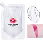 Brilho Labial Transparente, Base Hidratante Para Brilho Labial, Óleo Base Para Brilho Labial, Primer Para Maquiagem Labial, Primer Para Bálsamos Labiais Artesanais - 50Ml (1un, Transparente) - Imagem 7