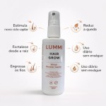 Sérum Booster Capilar Hair Grow, 60ml, Crescimento Acelerado, Fortalecimento, Antiqueda, Estímulo do Couro Cabeludo,Tônico para Cabelos Textura Leve e Uso Diário - Imagem 4