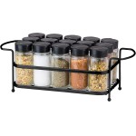 Porta Tempero Condimento Suporte Grande Galeteiro Preto Organização Cozinha - Imagem 2