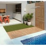 Chuveiro Ducha Inox Quadrado 20x20 Cromado Banheiro Área Externa Piscina - Imagem 3