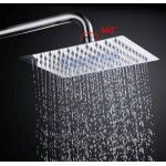 Chuveiro Ducha Inox Quadrado 20x20 Cromado Banheiro Área Externa Piscina - Imagem 4