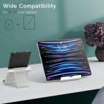 JETech Suporte Tablet, Suporte Portátil Ajustável para Mesa, Base Dobrável para iPad/iPad Pro/Air/Mini, Galaxy Tab A8/A7 Lite/A7/S8/S7, Kindle, Tab/Phones(4-11 Polegadas), Prata - Imagem 4