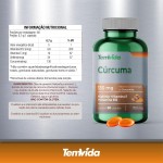Cúrcuma + Selênio + Vitamina B12 e Vitamina E - 130 mg de Rizomas de Curcumina - 60 softcaps - Tem Vida - Imagem 3