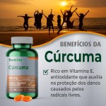Cúrcuma + Selênio + Vitamina B12 e Vitamina E - 130 mg de Rizomas de Curcumina - 60 softcaps - Tem Vida - Imagem 6