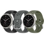 3Peças 20mm Pulseira Compatível para Amazfit Active 3 Premium,Active 2 Square,GTS 2 4 Mini,GTS 4 3 2 2e,Bracelete Correia Cinta Alça de Substituição para Bip 3 3 Pro U Pro,Bip S Lite