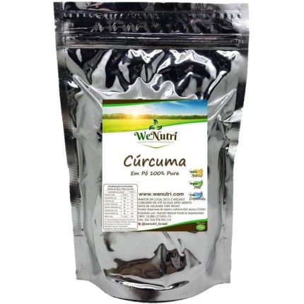 Açafrão Cúrcuma Pura Indiana (Curcumina) 1kg Wenutri