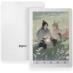 Bigme Leitor de e-book colorido B6, tablet e-paper de 15 cm, armazenamento de 4 GB + 64 GB, Android 14, branco (branco)
