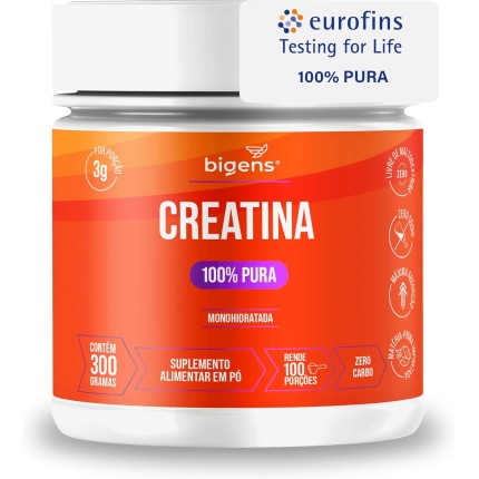 Biogens Creatina 100% Pura Monohidratada sem Sabor 300g
