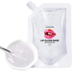 Brilho Labial Transparente, Base Hidratante Para Brilho Labial, Óleo Base Para Brilho Labial, Primer Para Maquiagem Labial, Primer Para Bálsamos Labiais Artesanais - 50Ml (1un, Transparente)