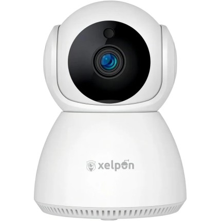 Câmera De Segurança 360 Babá Inteligente Wifi Full Hd Robo Com Visão Noturna Xelpon